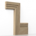 Solid Oak Bullnose Double Edge Architrave Lengths
