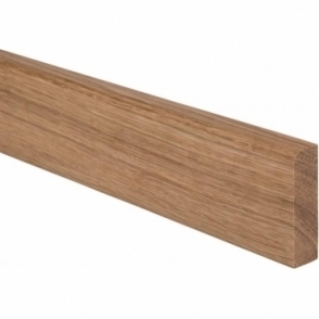 Solid Oak Bullnose Kitchen Worktop Upstand 3 Metre