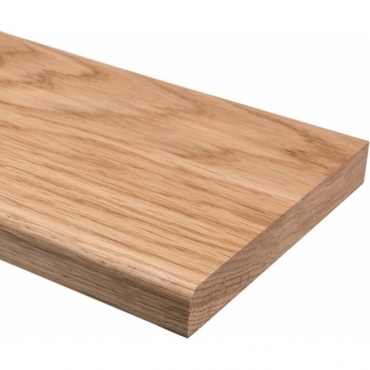 Solid Oak Bullnose Window Board 1 metre x 25mm