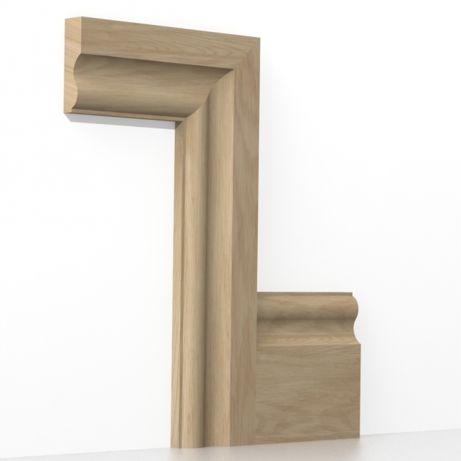 Solid Oak  Cambridge Architrave Lengths
