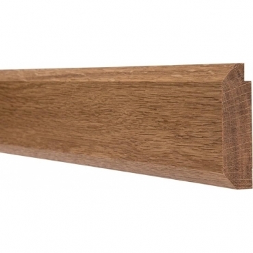 Solid Oak Chamfered Picture Rail 3 Metre