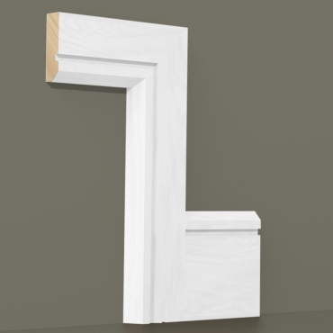 Solid Oak Chamfered Single Edge Architrave Sets