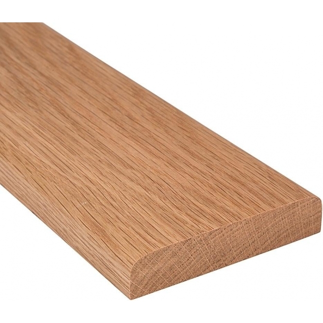 Solid Oak  Flat Door Threshold 210mm Wide