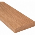 Solid Oak Flat Edge Door Threshold 144mm Wide