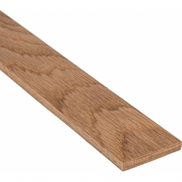 Solid Oak Flat Square Edge Beading Strip 160mm x 7mm
