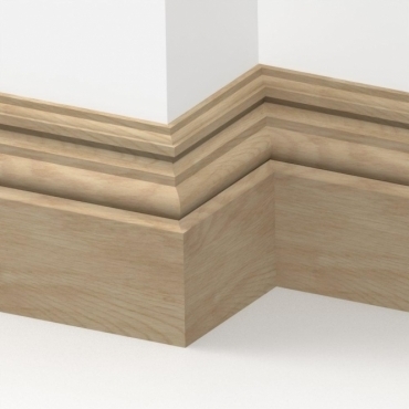 Solid Oak Heritage Skirting Board 3 metre