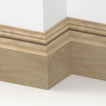 Solid Oak Knightsbridge Skirting Board 3 metre