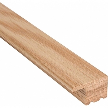 Solid Oak L Section Door Threshold 0.9 Metre