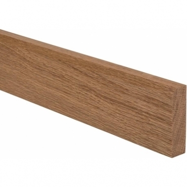 Solid Oak Mini Chamfer Upstand 3 Metre
