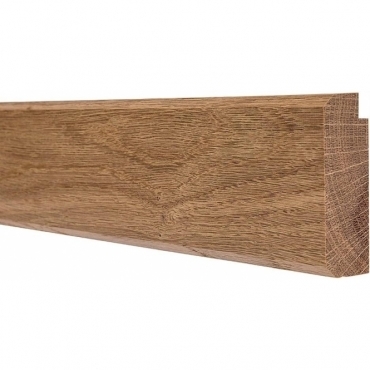 Solid Oak Mini Chamfered Picture Rail 3 Metre