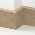 Solid Oak Mini Chamfered Skirting Board 3 metre