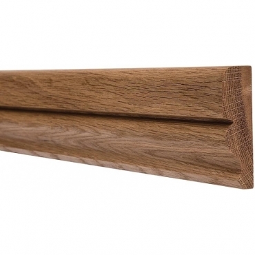 Solid Oak Ogee Dado Rail 3 Metre