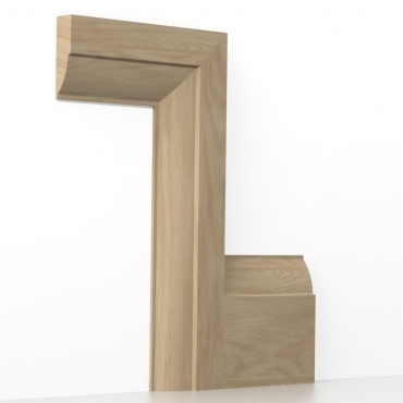 Solid Oak Ovolo Architrave Lengths