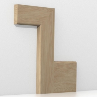 Solid Oak Pencil Round Architrave Sets