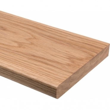 Solid Oak Pencil Round Shelf 2.4 metre x 20mm