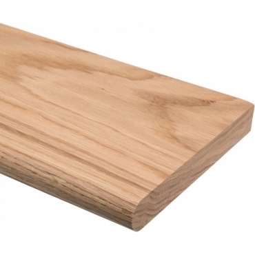 Solid Oak Rounded Shelf 3 metre x 20mm