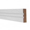 Solid Oak Square Double Edge Dado Rail 3 Metre
