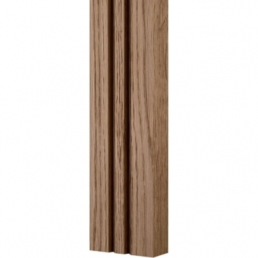 Solid Oak Square Double Edge Panelling 3 Metre