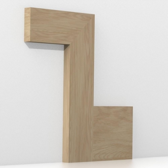 Solid Oak  Square Edge Door Architrave Sets