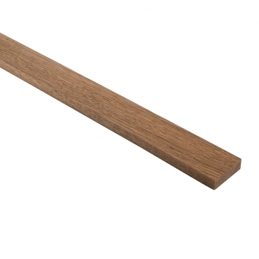 Solid Oak Square Edge Door Stopper Sets - 55mm Wide
