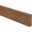 Solid Oak Square Edge Kitchen Worktop Upstand 3 Metre