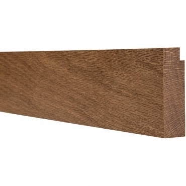 Solid Oak Square Edge Picture Rail 3 Metre