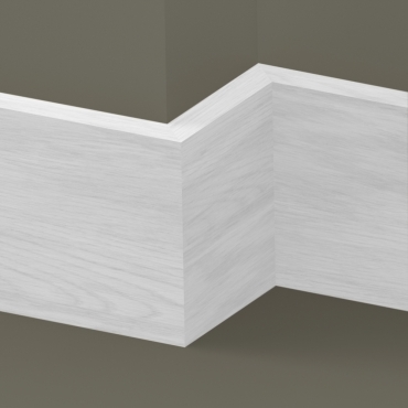 Solid Oak Square Edge Skirting Board 3 metre