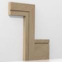 Solid Oak Square Single Edge Architrave Sets