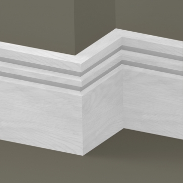 Solid Oak Wells Skirting Board 3 metre