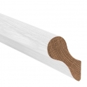 Solid Oak White Primed Pig's Ear Handrail 3.0 Metre Clearance