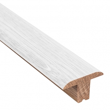 Solid Oak White Primed T Bar Threshold 3.0 Metre (45mm wide)