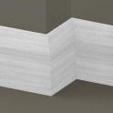 Solid Sapele Bevel Skirting 3 metre