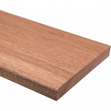 Solid Sapele Bullnose Shelf 2.4 metre x 20mm