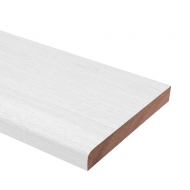 Solid Sapele Bullnose Shelf 2 metre x 20mm