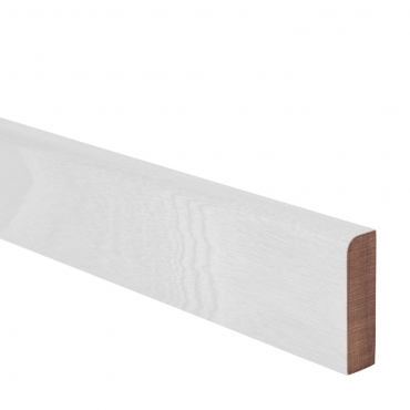 Solid Sapele Bullnose Upstand 3 Metre