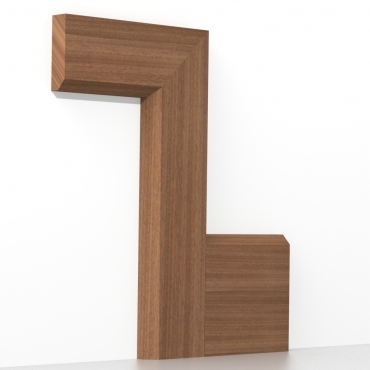 Solid Sapele Chamfered Architrave Lengths