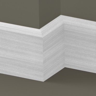 Solid Sapele Chamfered Skirting 3 metre