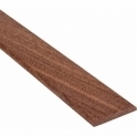 Solid Sapele Flat Cover Beading Threshold Strip 20mm x 5mm
