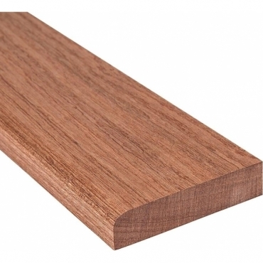 Solid Sapele Flat Edge Door Threshold 160mm Wide