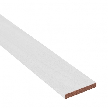 Solid Sapele Flat Square Edge Beading Strip 130mm x 7mm