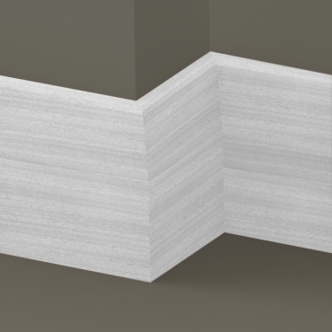 Solid Sapele Long Chamfer Skirting 3 metre