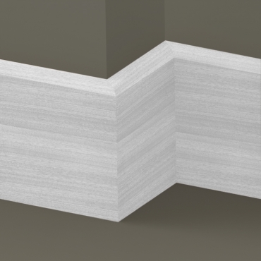 Solid Sapele Mini Chamfered Skirting 3 metre