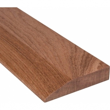 Solid Sapele Reducing Ramp Door Threshold 120mm Wide
