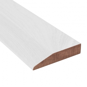 Solid Sapele Reducing Ramp Door Threshold 144mm Wide
