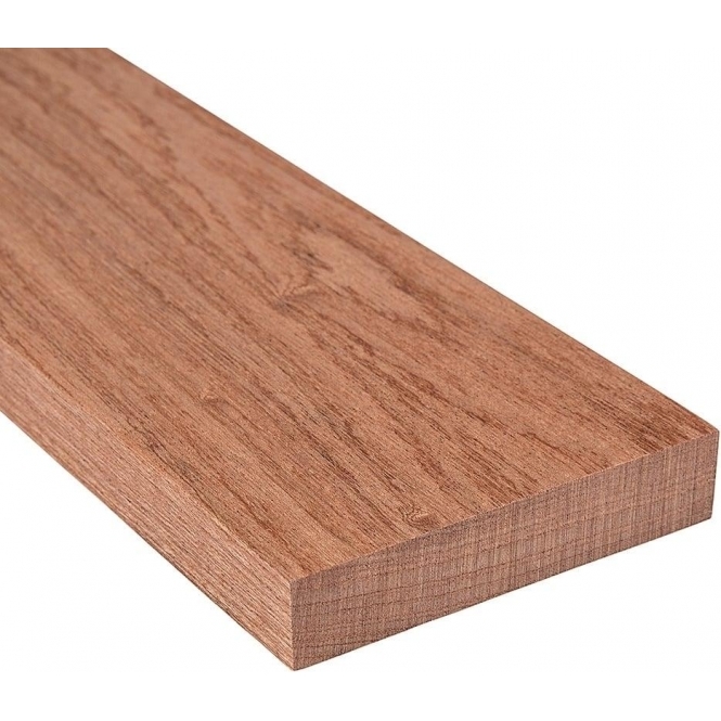 Solid Sapele  Square Edge Door Threshold 69mm Wide