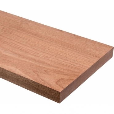 Solid Sapele Square Edge Shelf 1 metre x 20mm