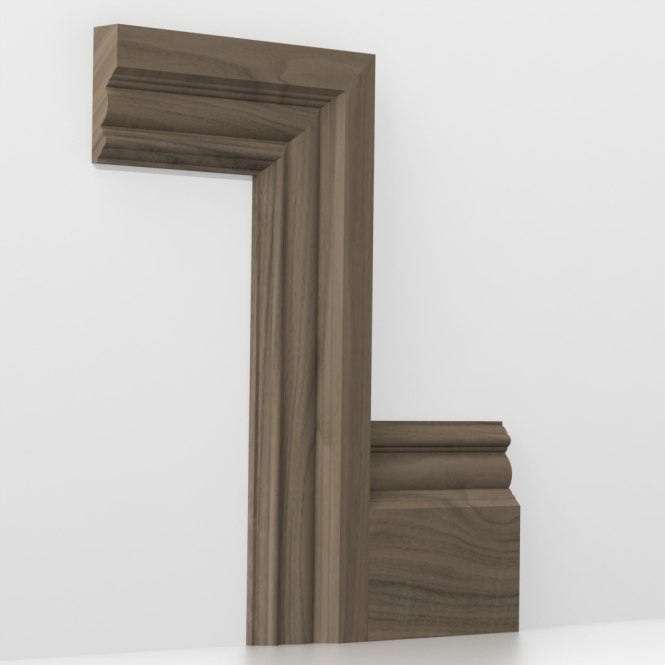 Solid Walnut  Bromley Architrave Lengths
