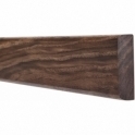Solid Walnut Bullnose Handrail Wall Plate 3 Metre