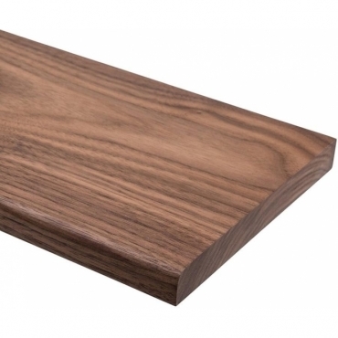 Solid Walnut Bullnose Window Board 2.4 metre x 20mm