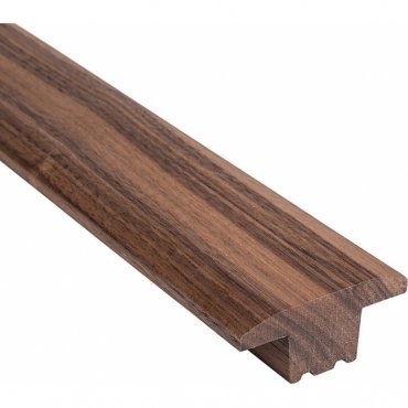 Solid Walnut Carpet to Carpet Threshold 2.4 Metre